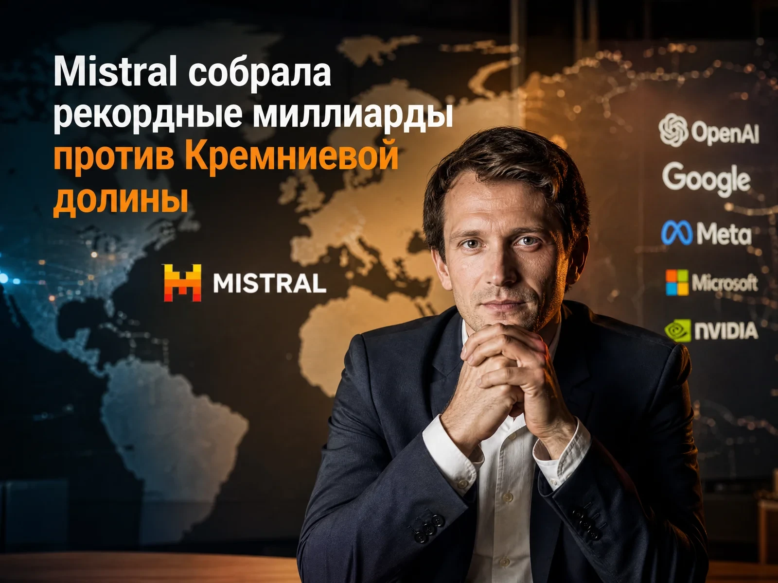 Французская Mistral привлекла рекордные €3 млрд от технологических гигантов Samsung и A...
