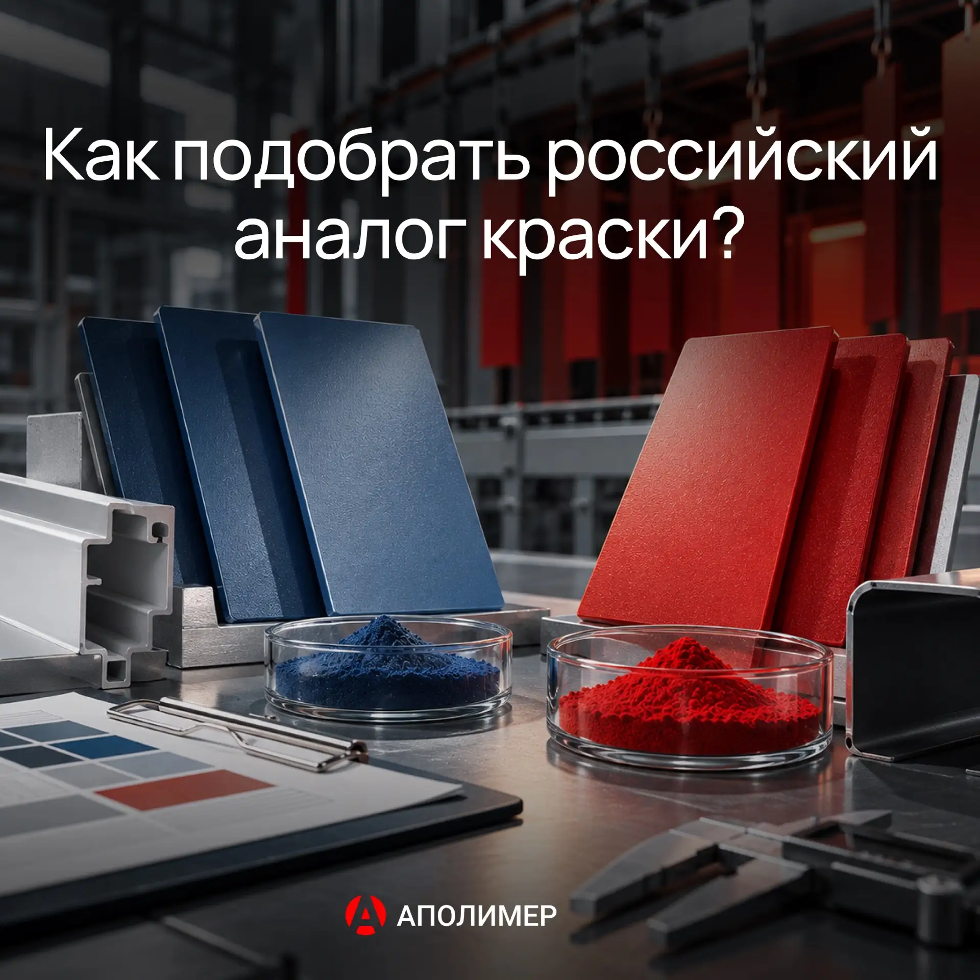 Как подобрать российский аналог импортной порошковой краски?