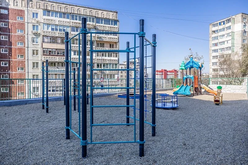 ✅ ТОС на Аллилуева обустроил спортивную площадку во дворе