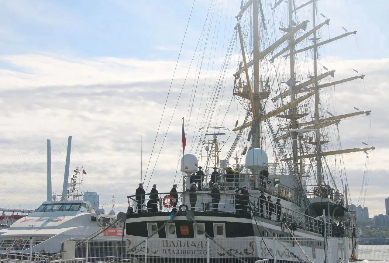 Один из крупнейших парусников «Паллада» держит курс на Китай ⛵️