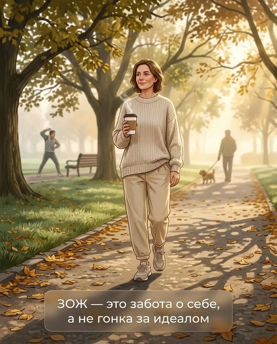 🧘 ЗОЖ — это забота о себе, а не гонка за идеалом.