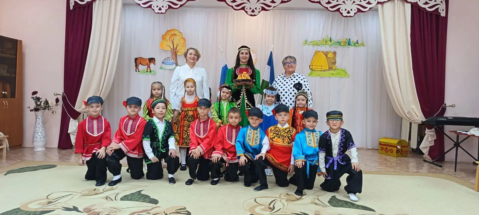 В канун Дня республики Башкортостан в нашем детском саду «Чебурашка» прошел торжественн...