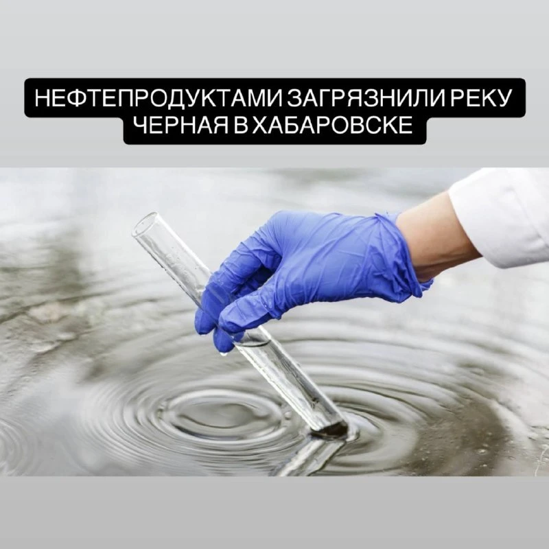 В реке Черная в Хабаровске заметили масляные разводы, а в воздухе стоит резкий запах не...