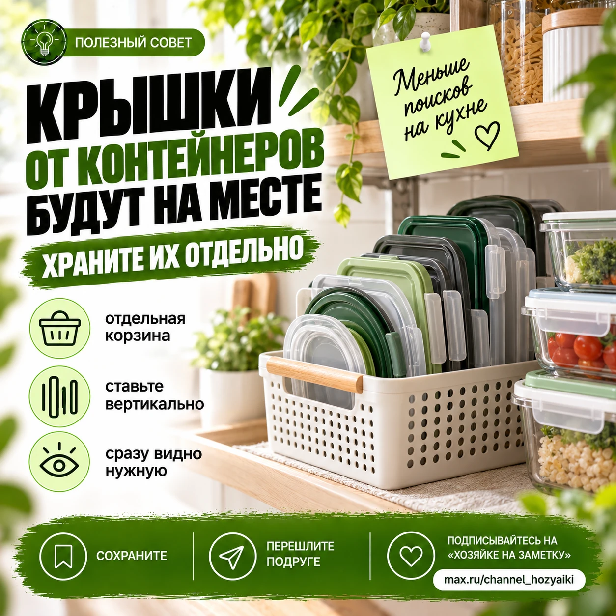 🥡 Куда исчезают крышки от контейнеров?