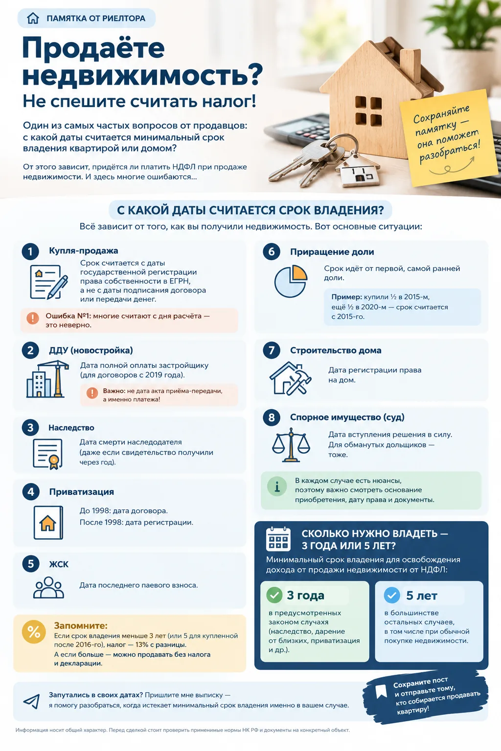 🏡 Продаёте недвижимость? Не спешите считать налог!