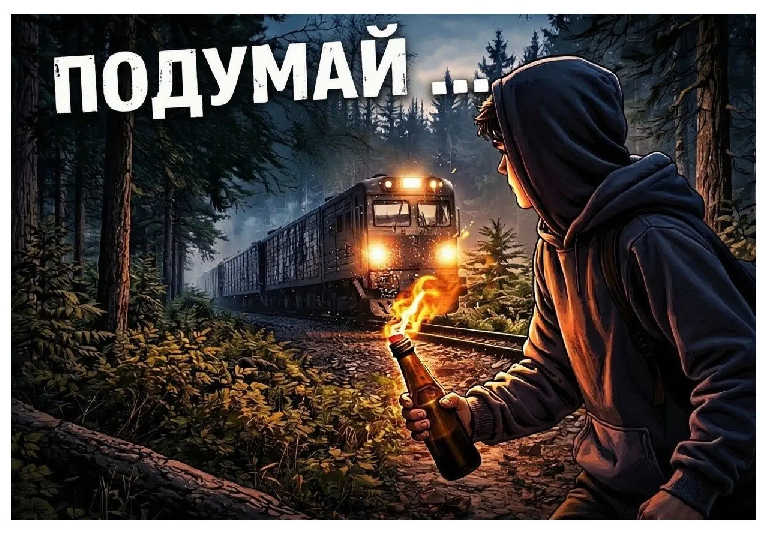 Транспортная полиция предупреждает! Железная дорога — не место для игр!