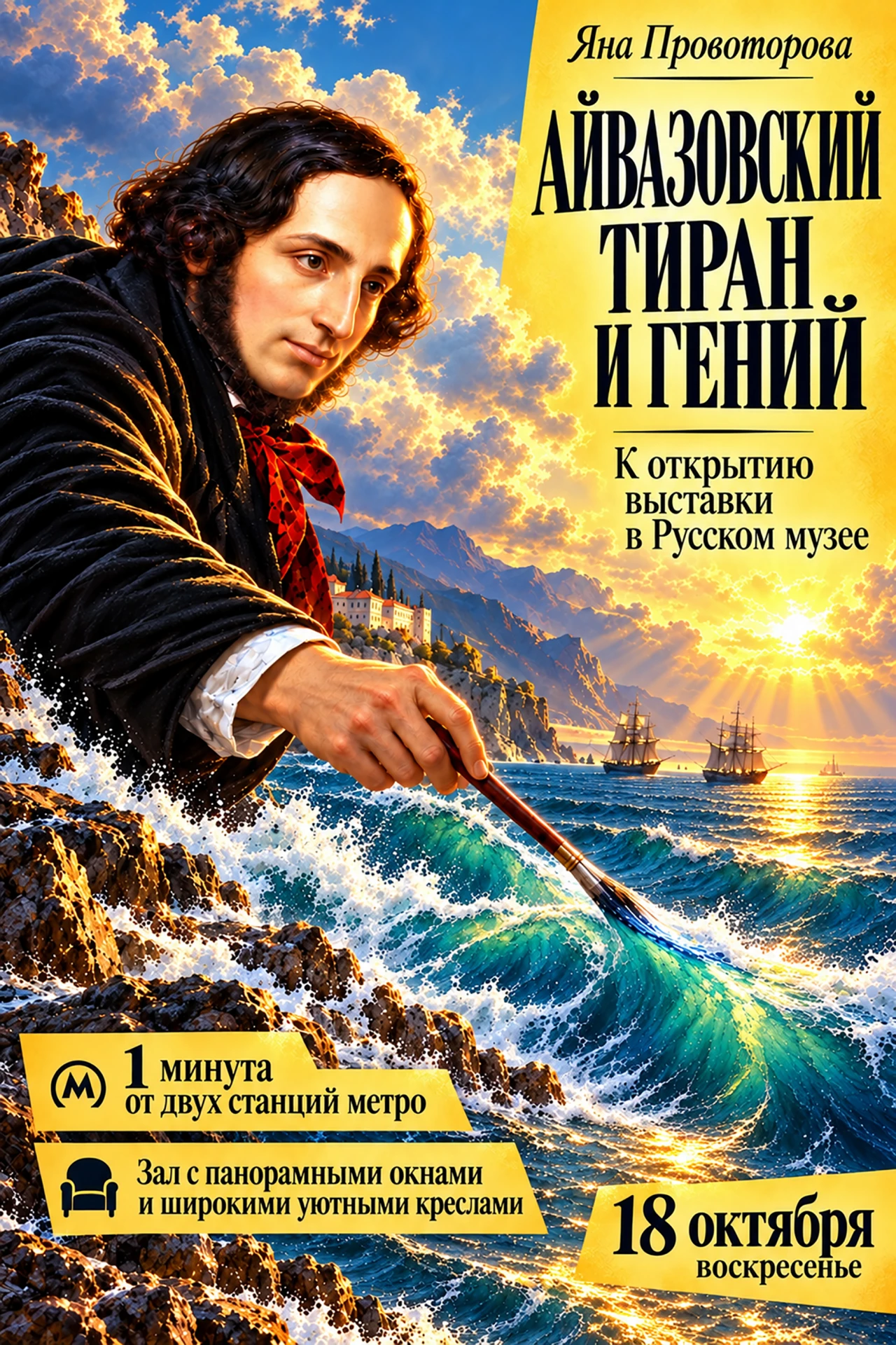 🎓 «Айвазовский. Тиран и гений. К открытию масштабной выставки в Русском музее и к 200-...