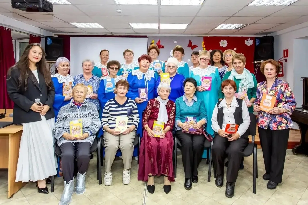 💫 Двойной праздник для старшего поколения прошел в совете ветеранов Биробиджана