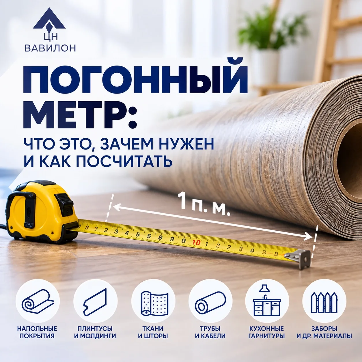 📏 ПОГОННЫЙ МЕТР: ЧТО ЭТО И КАК ПРАВИЛЬНО РАССЧИТАТЬ?