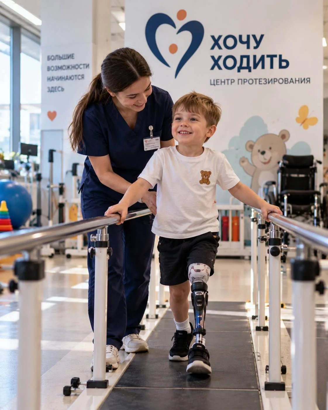 ❤️ Москва — для детей с нарушениями опорно-двигательной системы открыли новый медицинск...