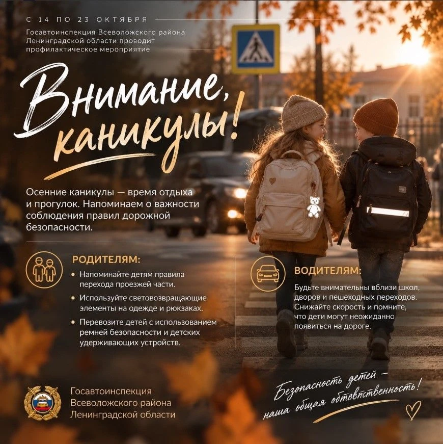 ‼️Внимание, каникулы!