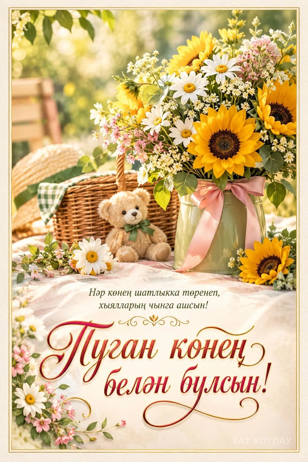 👍 Туган конен белэн