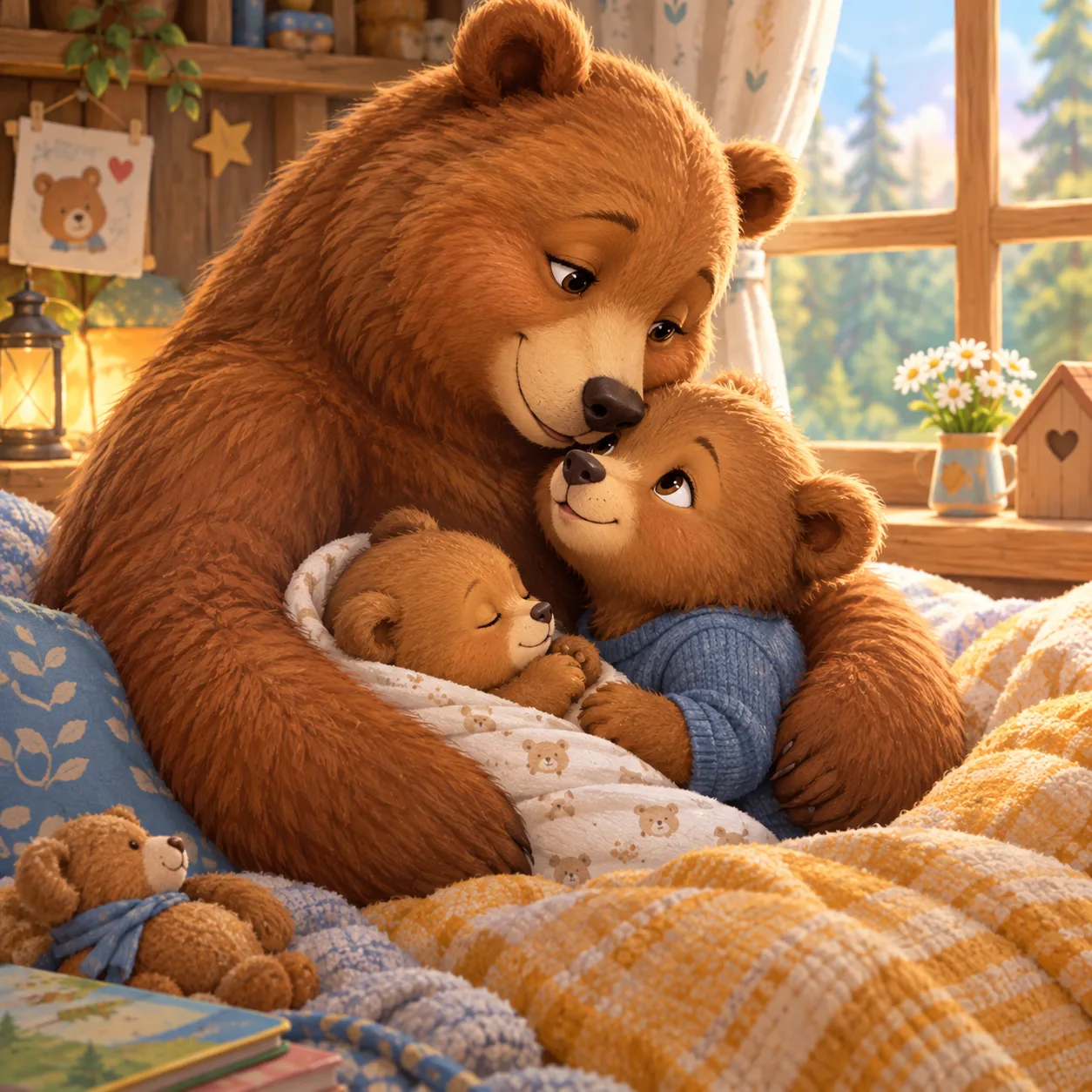 🐻 Две звёздочки для одной мамы.