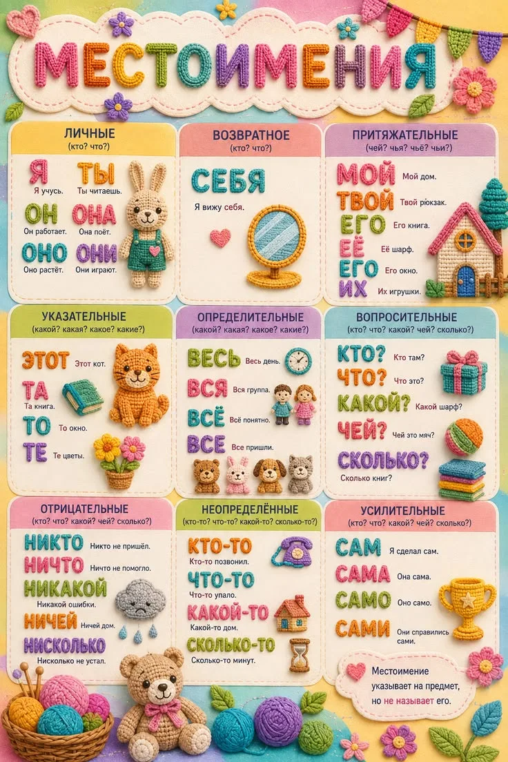 Местоимения