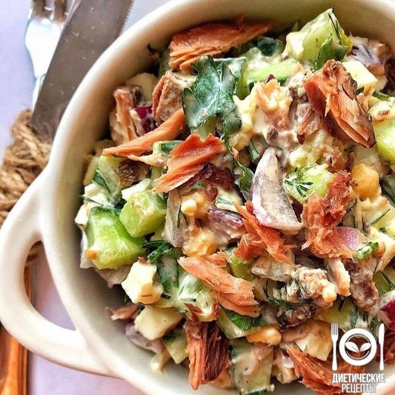 Невероятно простой и безумно вкусный 💥 Салат с тунцом😋