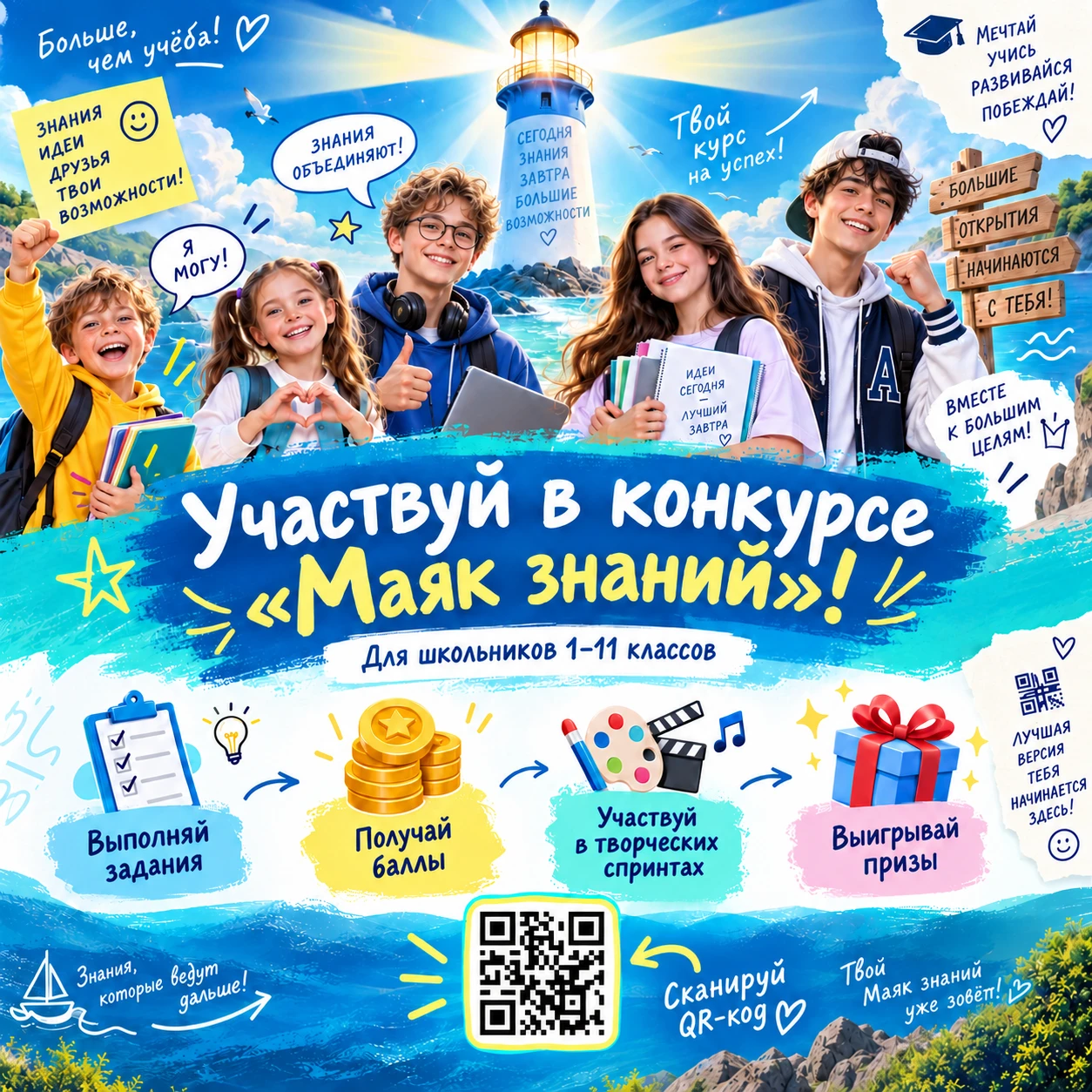 🚀 Хочешь учиться, выполнять задания и получать за это призы? Тогда участвуй во Всеросс...