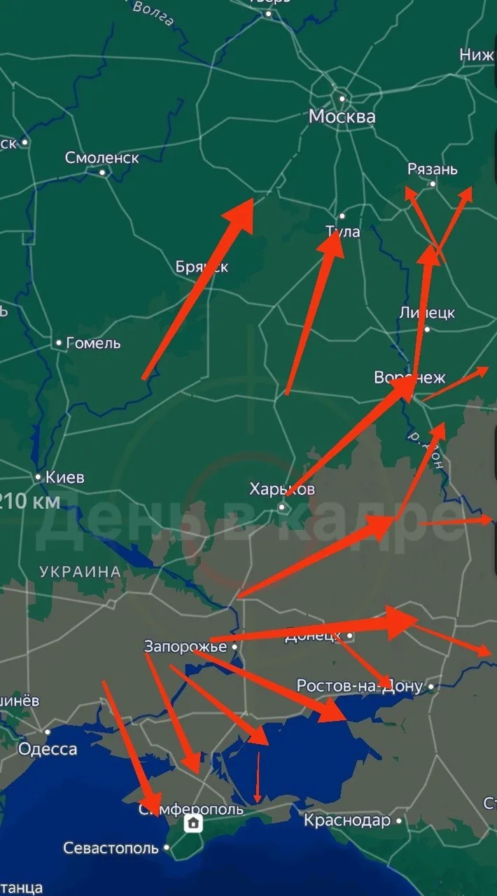 ПРОГНОЗ ОБСТАНОВКИ на ночь с 13 на 14 октября