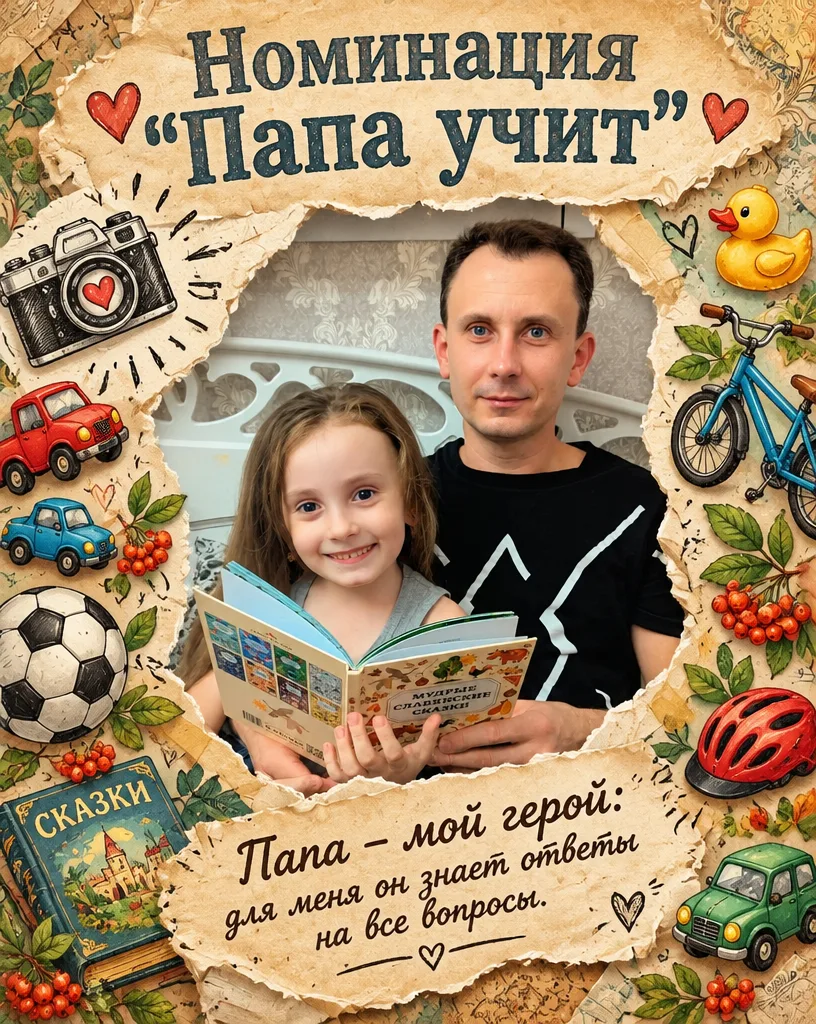 Фотомарафон «Папа — мой герой»!