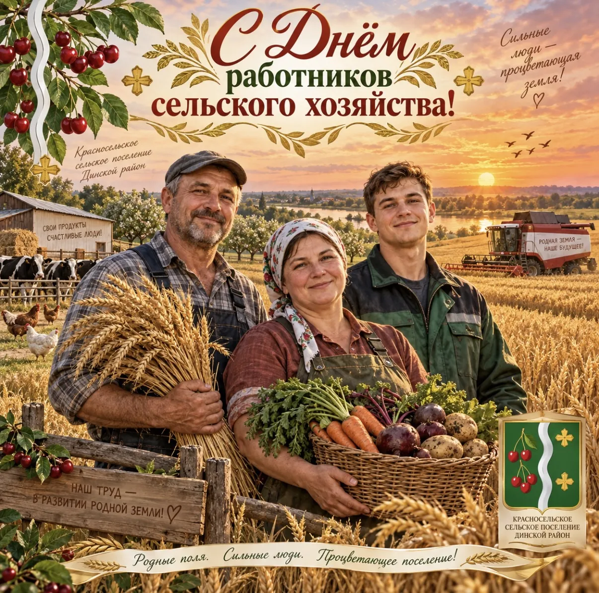 Дорогие труженики села!