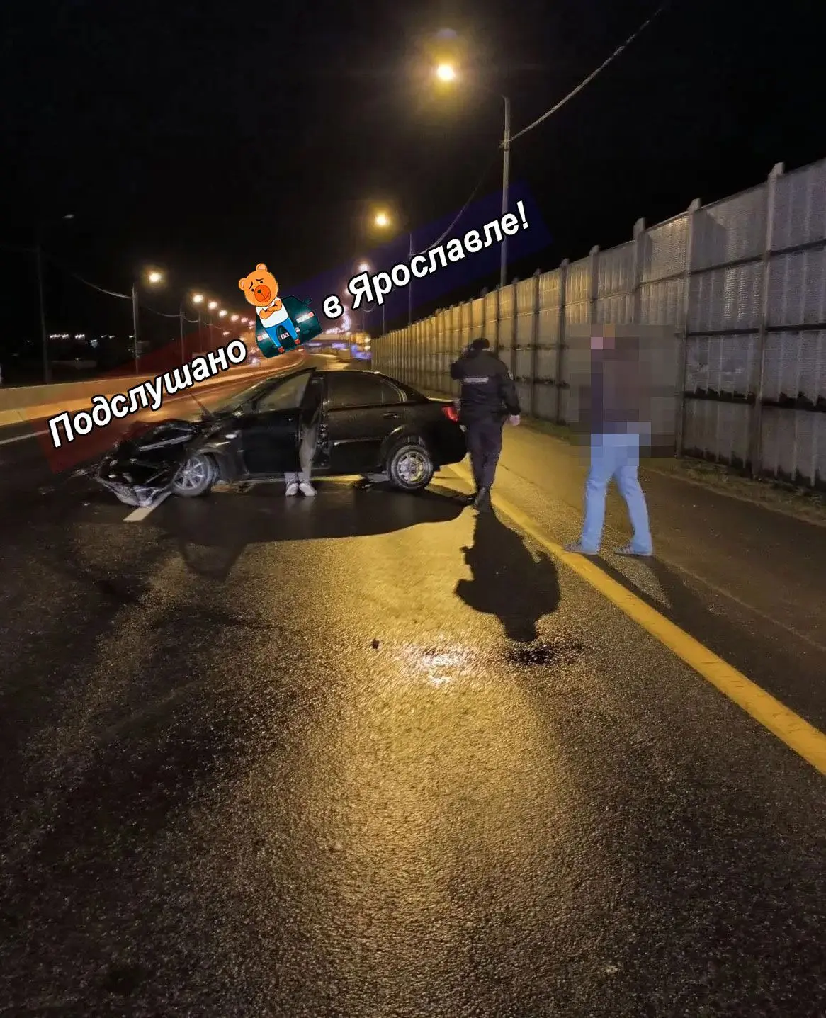 ДТП у Кузнечихи. С водителем всё в порядке.