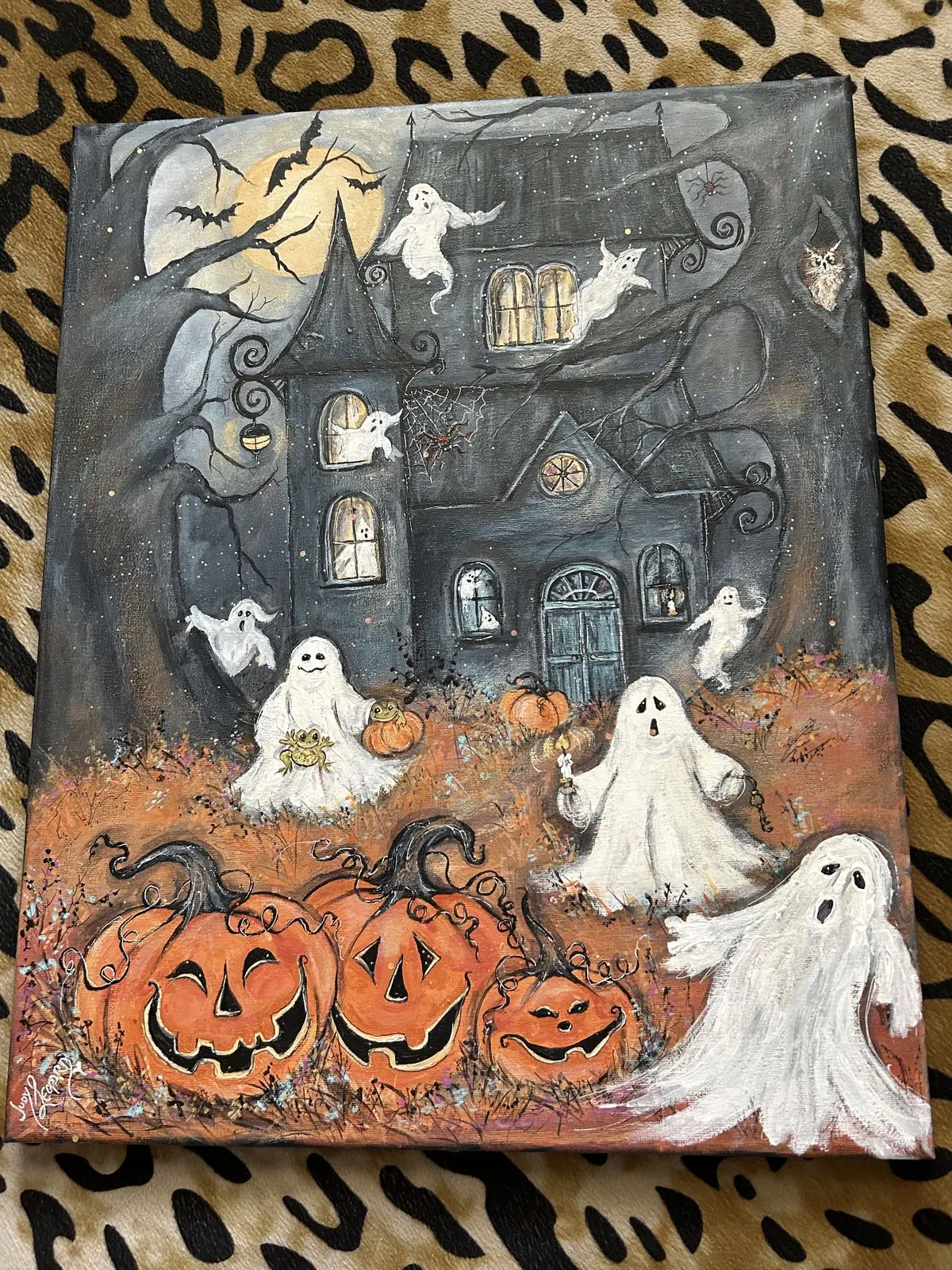 Варианты сложных рисунков на хеллоуин 👻