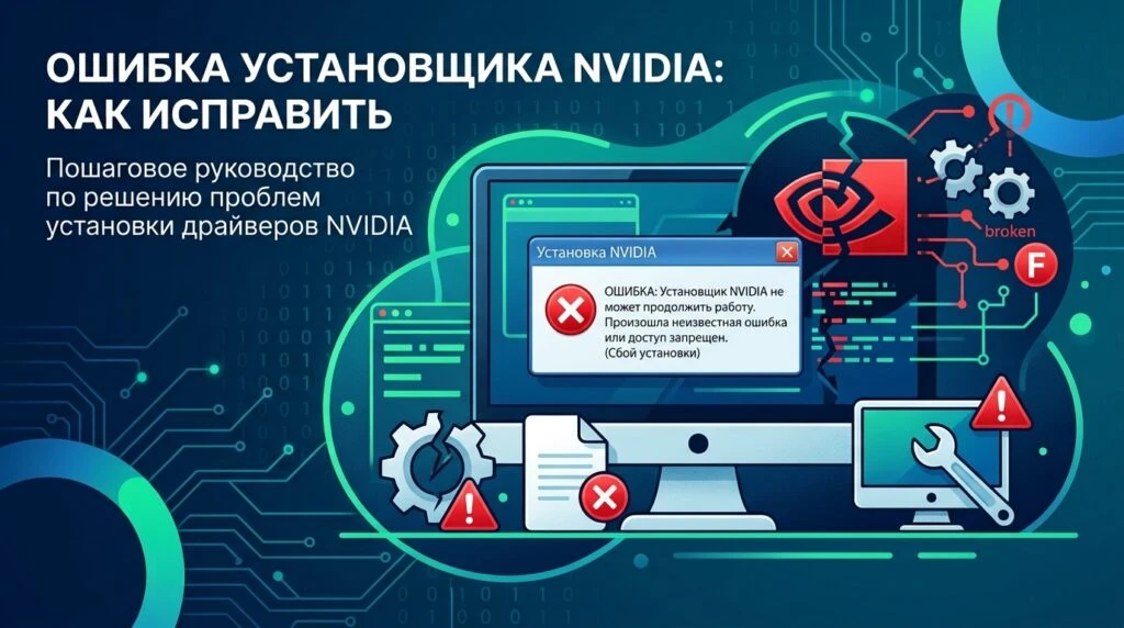 🤖 «Установщик NVIDIA не может продолжить установку»: как исправить