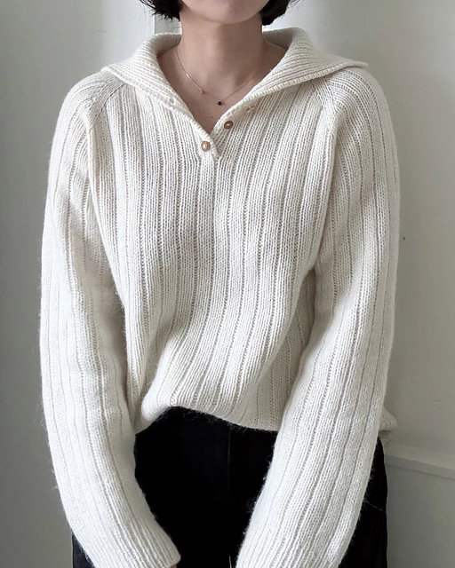 IRANG rib Sweater by Saera Yoon