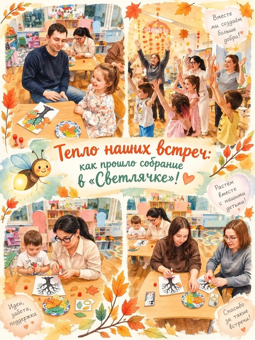Сегодня в нашей группе "Светлячок" было по-настоящему тепло, уютно и очень продуктивно!