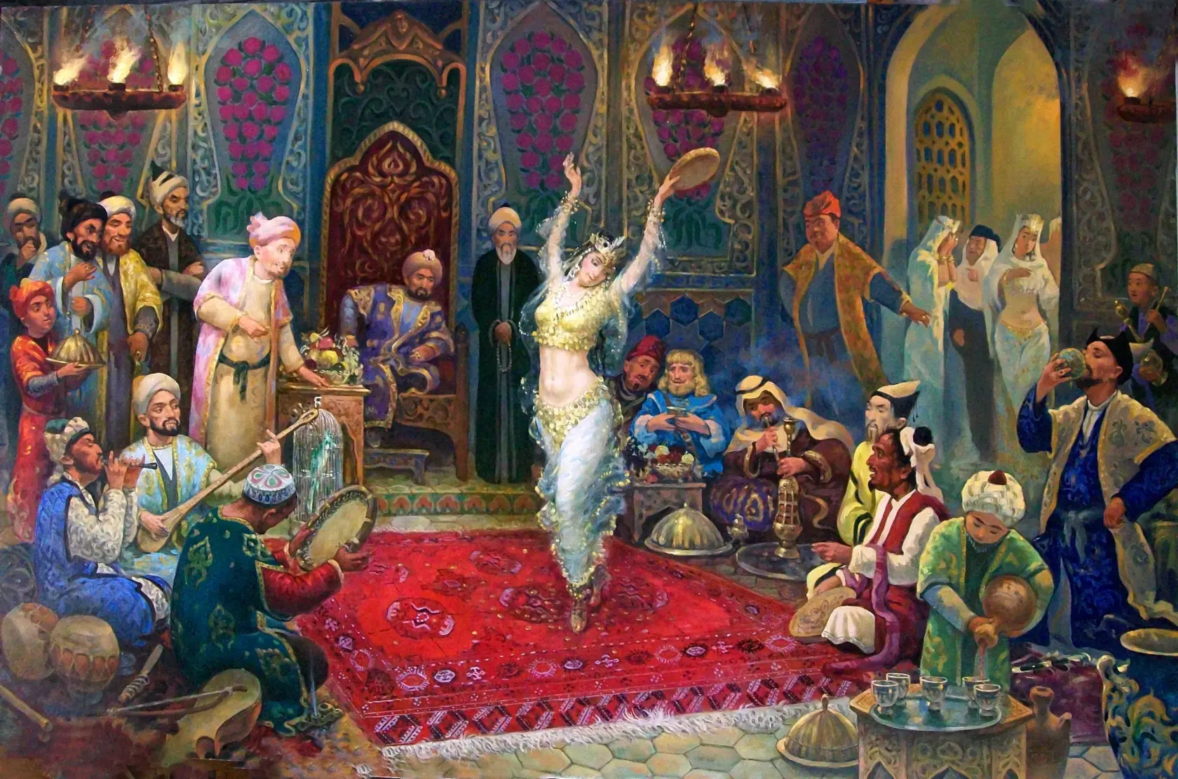 Длинные волосы красавиц свободно падали по плечам. Им не нужно было их скрыввать, наобо...