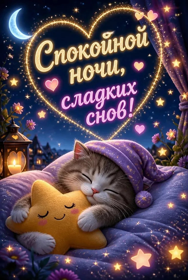 Самые интересные вечерние открытки 💙🧡💙