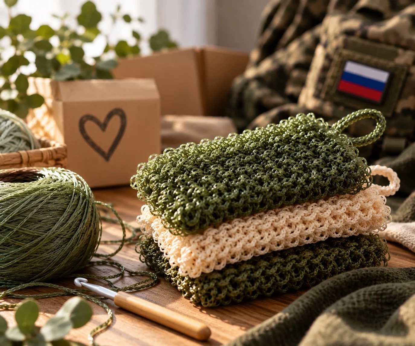🧶 Своими руками для наших защитников!