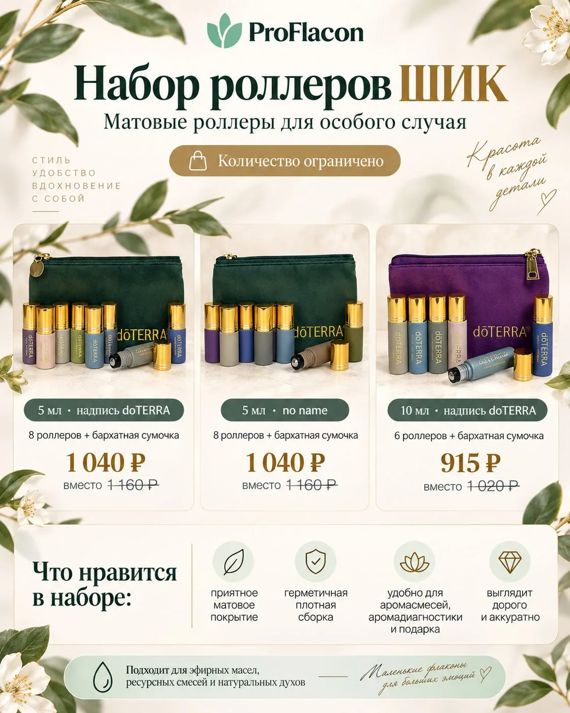 НАБОР РОЛЛЕРОВ ШИК,