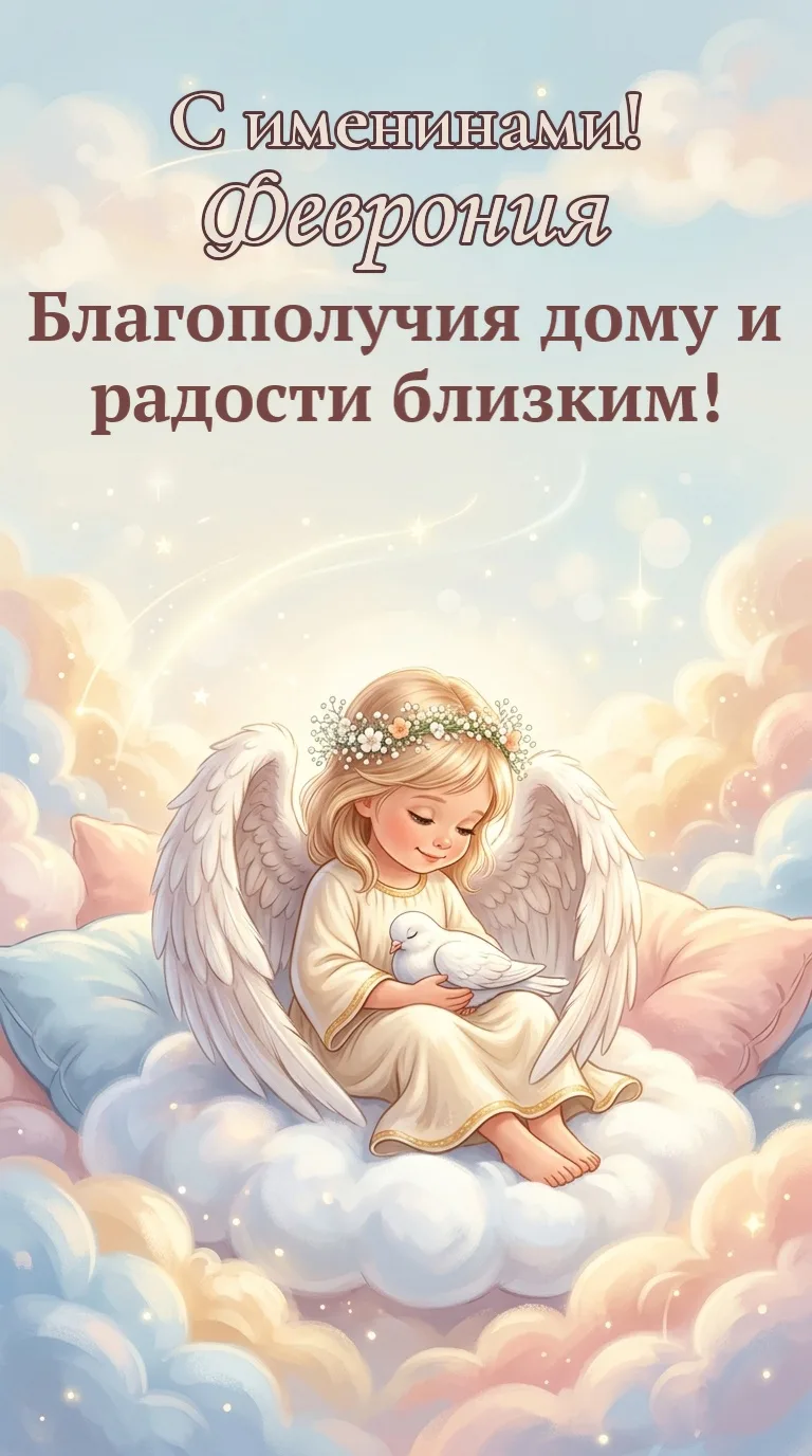 🎉 10 октября — День ангела: Феврония