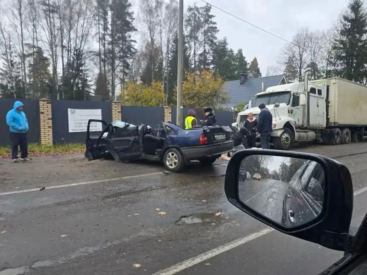 😞Трое молодых людей погибли в жутком ДТП в Сосново ЛО — 20-летний водитель "опеля" выл...