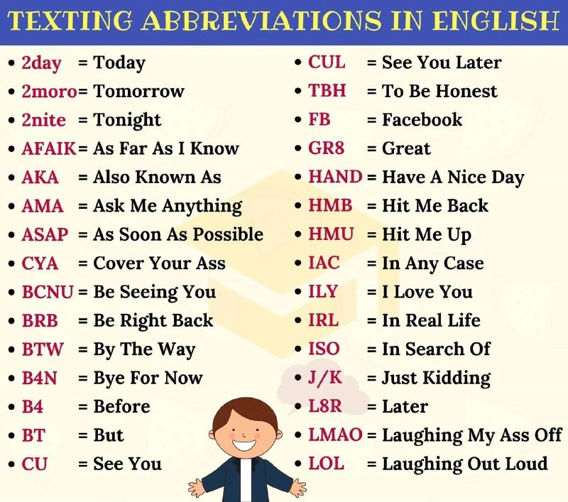 😎Аббревиатуры