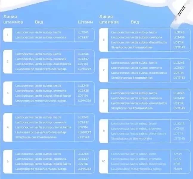 В Metabiotic используется около 90 штаммов полезных бактерий🔥