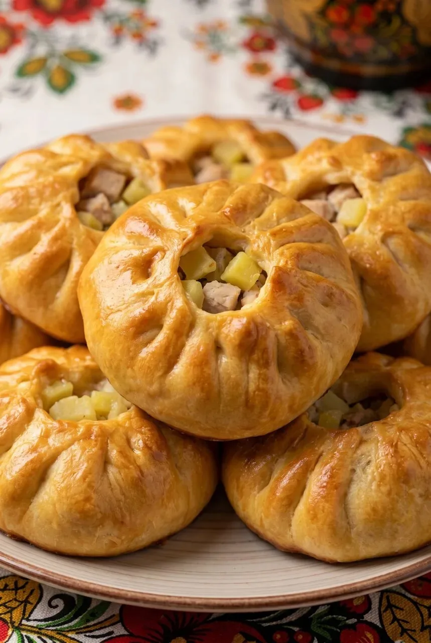 🥟 Мини курники с курицей и картошкой