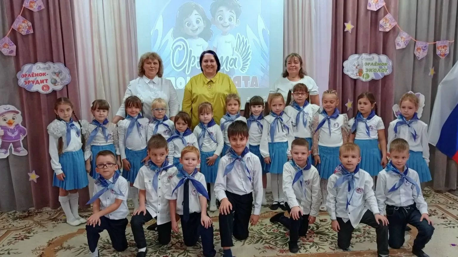 🇷🇺В детском саду №28 «Дельфин» прошло посвящение в «Орлята-дошколята»