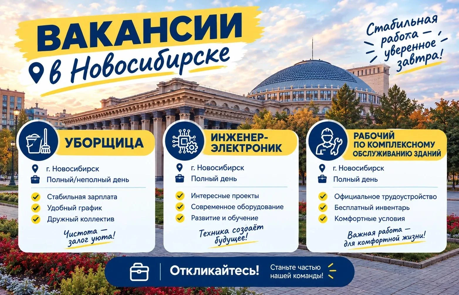 ⚡️В Новосибирской области нет работы!