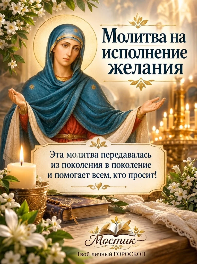 🙏💫Эта молитва передавалась из поколения в поколение и помогает всем кто просит!