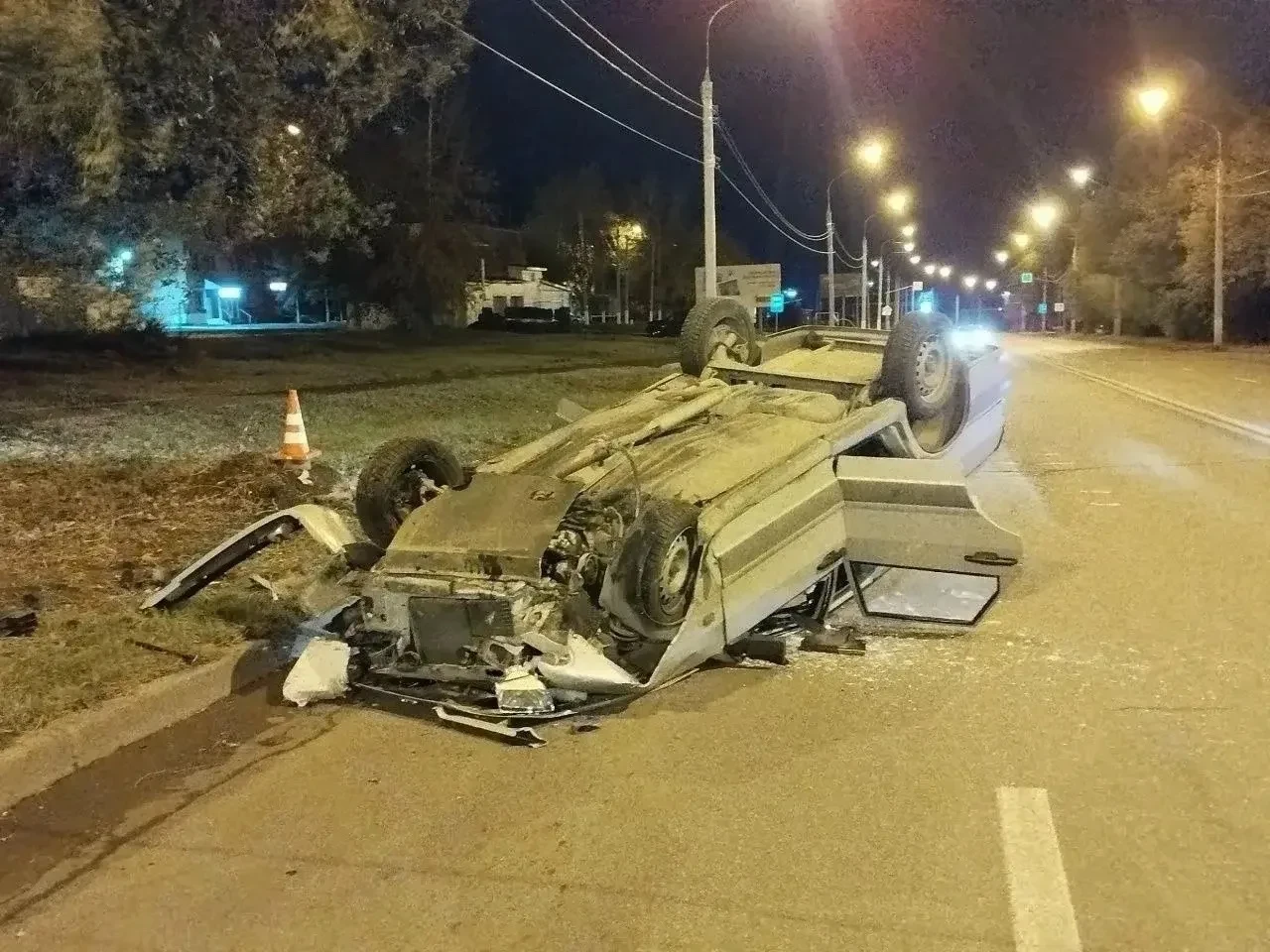 ⚡ Водитель потерял сознание за рулём и перевернулся