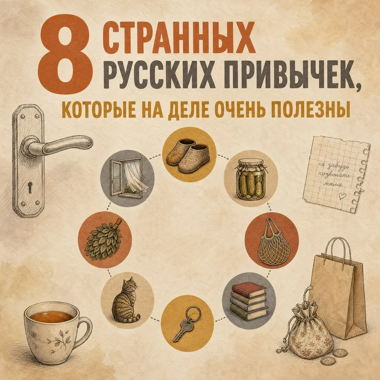 Есть вещи, которые поймёт только русский: зачем садиться перед дорогой и почему чай спа...