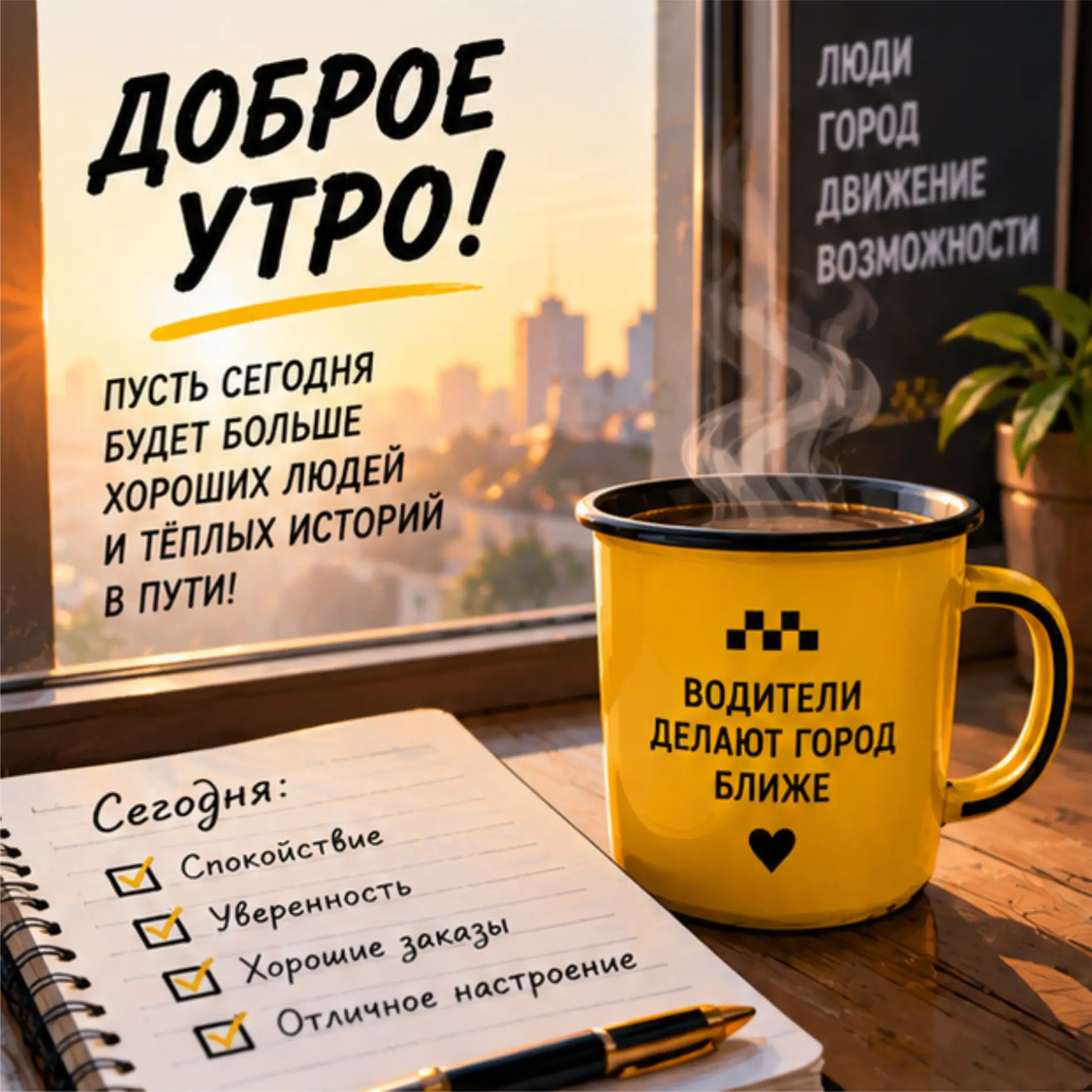 Сегодня в планах: поймать хороший заказ