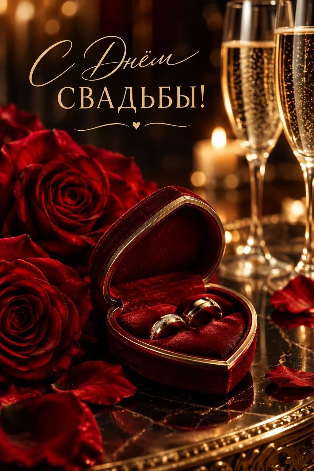 ❤️ Открытки с Днем Свадьбы