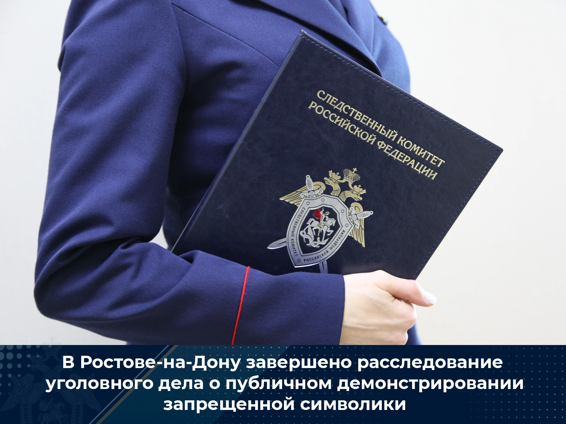 В Ростове-на-Дону завершено расследование уголовного дела о публичном демонстрировании ...