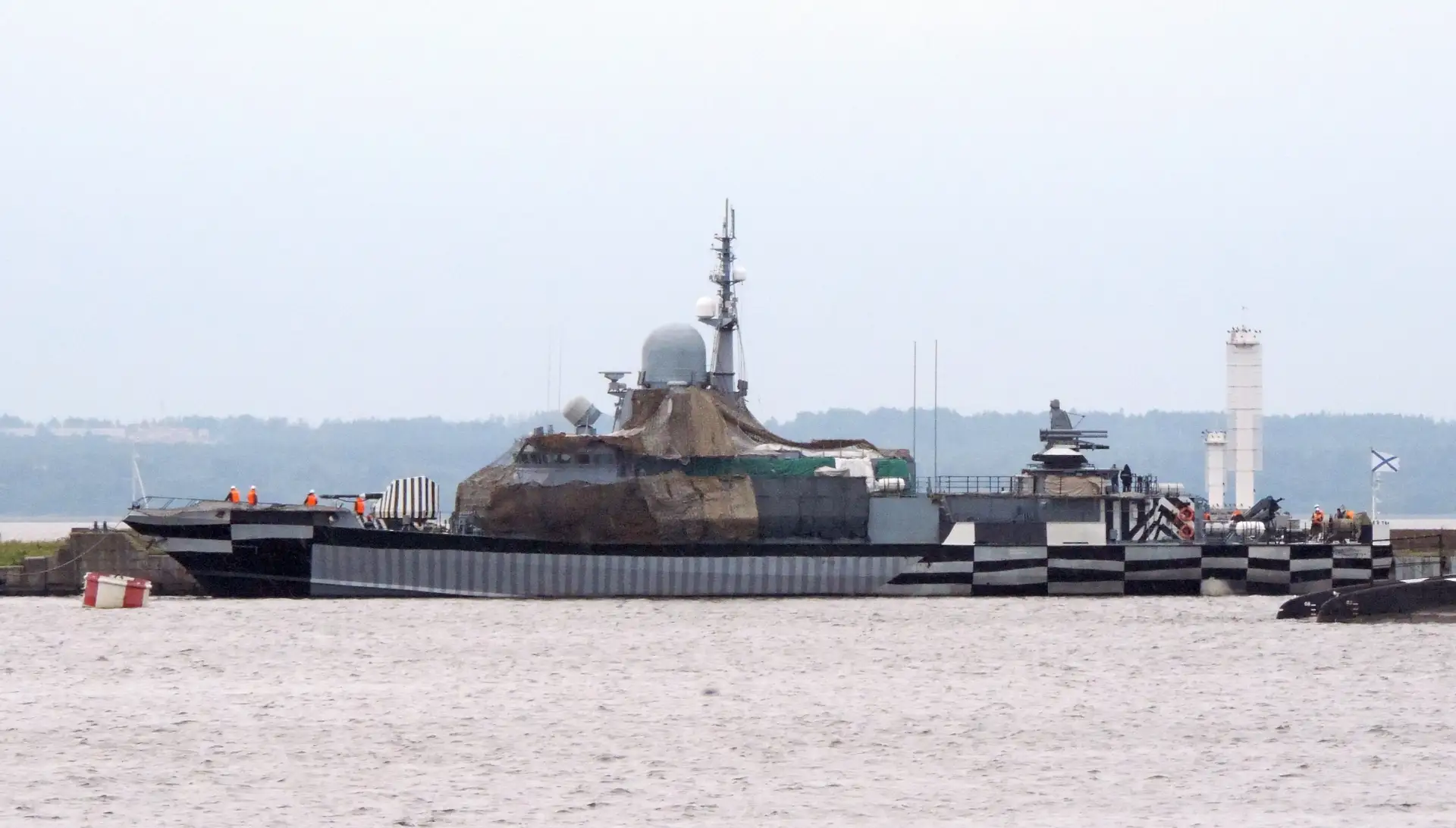 ⚓🇷🇺 МРК проекта 22800 типа "Каракурт" в точке дежурства. Кронштадт, сентябрь 2026.