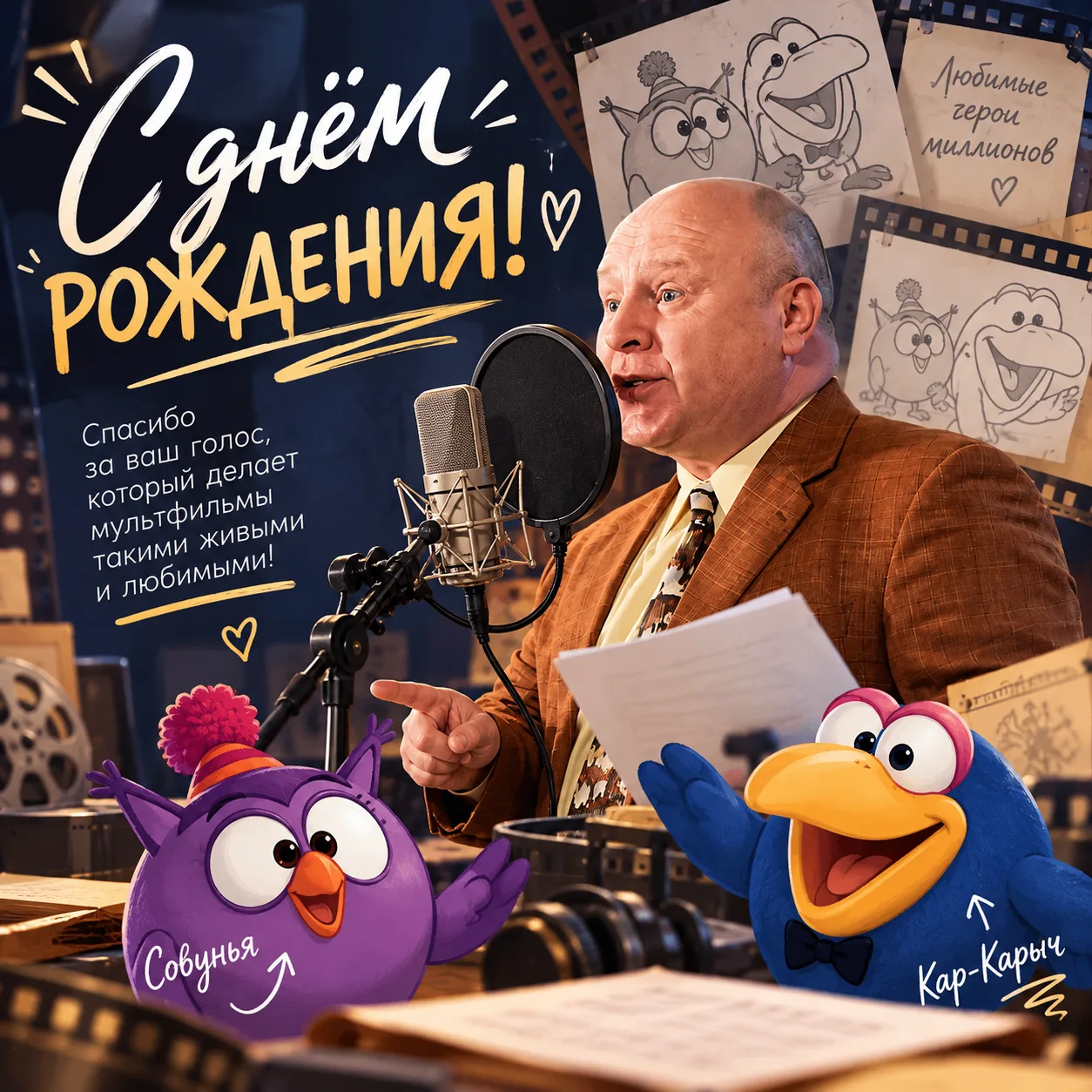 🎉 С днём рождения, Сергей Мардарь!