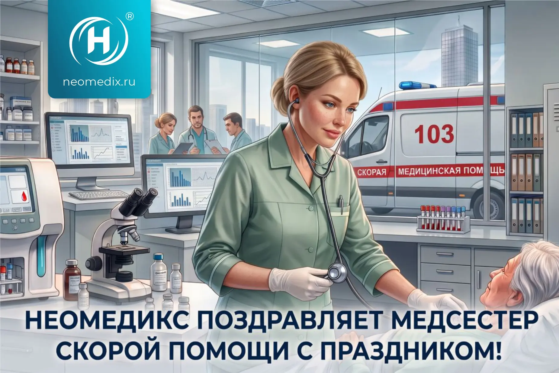7 октября — День медсестры скорой помощи 🚑