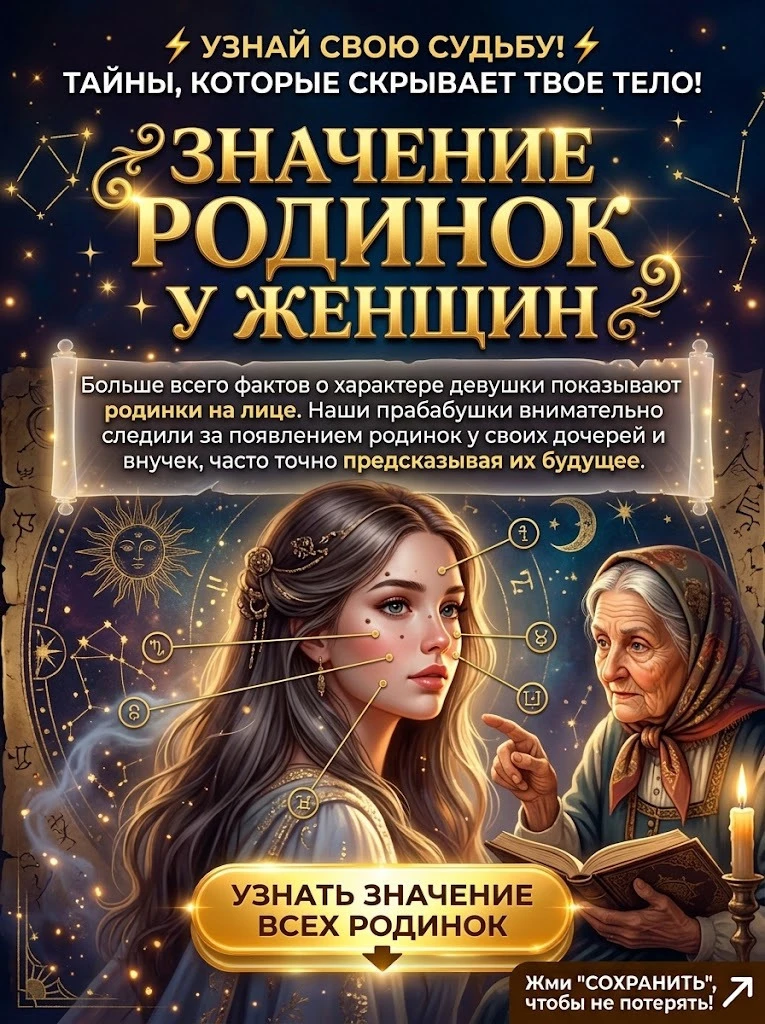 Значение родинок у женщин