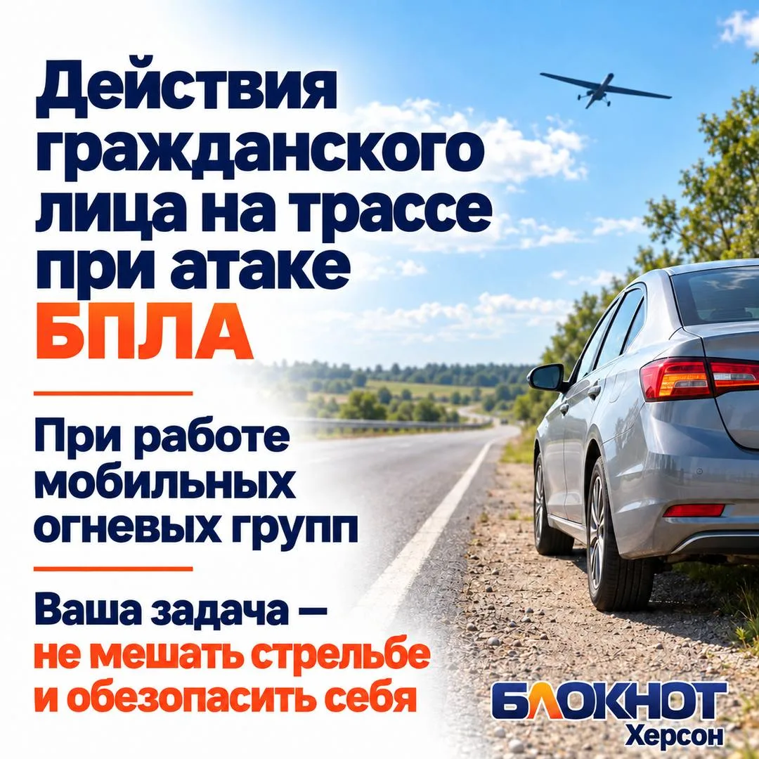 ⚠️ Что делать на трассе при атаке БПЛА